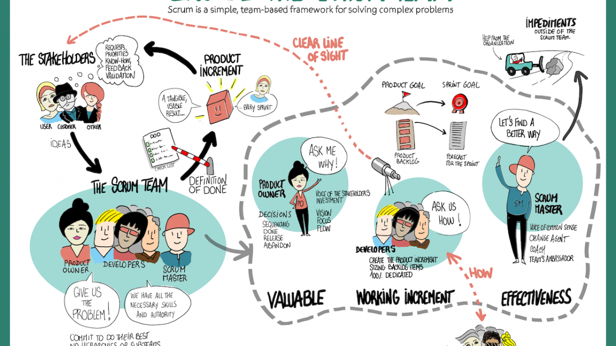 Inside the Scrum Team Infographic